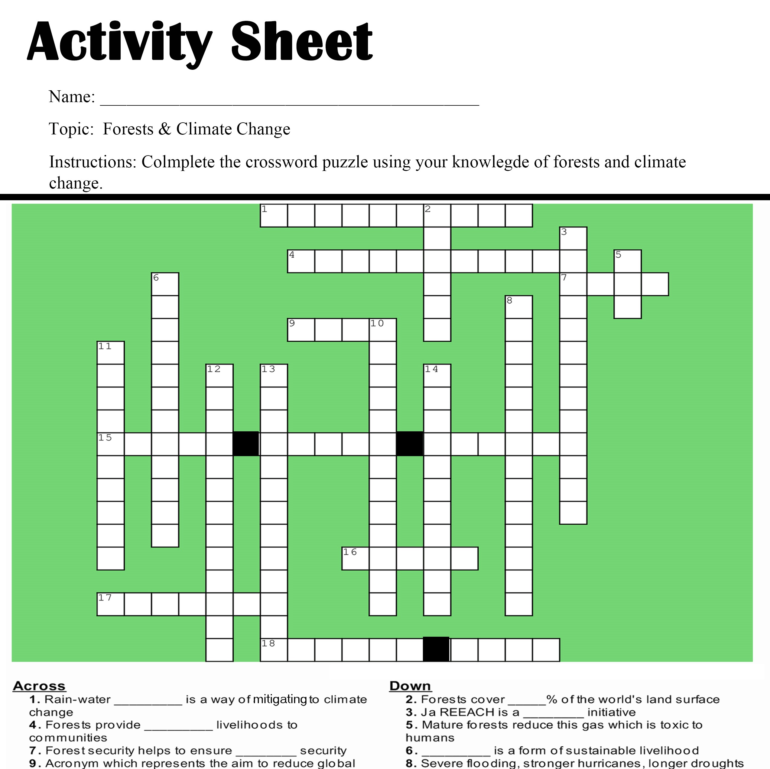 Agent For Change Crossword Clue
